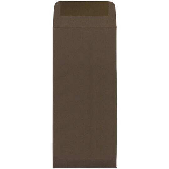 JAM Paper #10 Chocolate Brown Policy Business Premium Envelopes